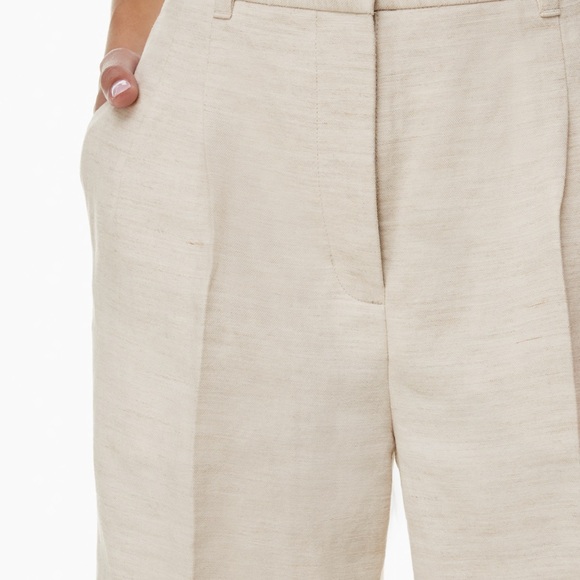Aritzia effortless pants, size 6 (tall) linen - Picture 3 of 5